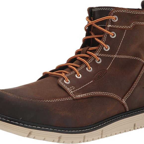 KEEN Utility Men's San Jose 6" Soft Toe Wedge Work - Size 10 Wide, Coffee Bean - Picture 7 of 14